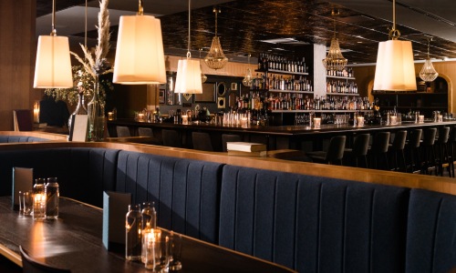 interior of a local restaurant